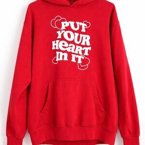 Unbranded Men's Red Hoodie